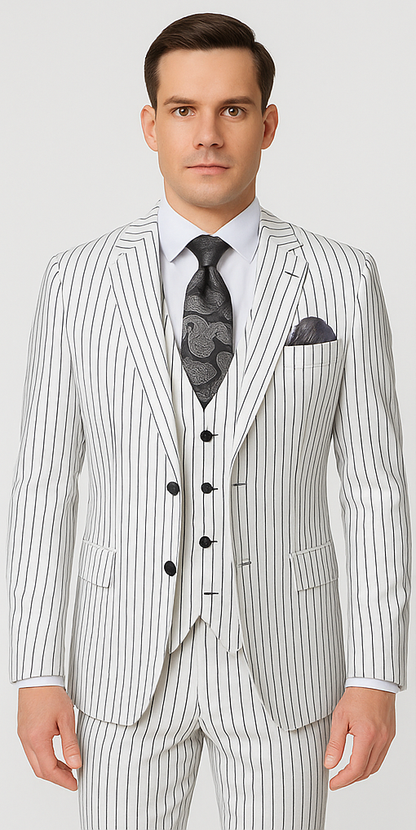Rossi Man Remo RM1755 – Stylish Men's Formal Suit for Modern Elegance  Modern Fit