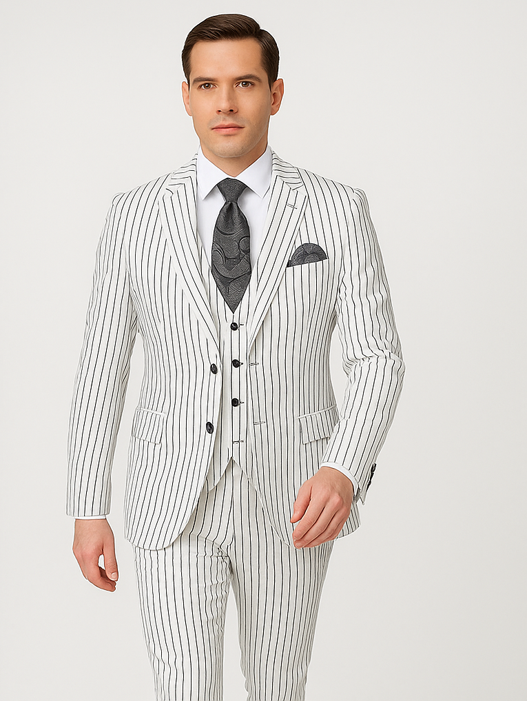 Rossi Man Remo RM1755 – Stylish Men's Formal Suit for Modern Elegance  Modern Fit