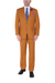 Men's Rust Classic Fit 2 Button Two-Piece Side Vents Cheap Priced Business Suits Clearance Sale