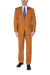 Men's Rust Classic Fit 2 Button Two-Piece Side Vents Cheap Priced Business Suits Clearance Sale