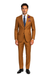 Men's Rust Classic Fit 2 Button Two-Piece Side Vents Cheap Priced Business Suits Clearance Sale