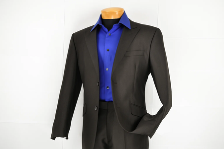 Men's Slim Fit affordable Cheap Priced Business Suits Clearance Sale online sale Black
