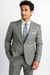 Men's Two Buttons Silver Grey Cheap Priced Business Suits Clearance Sale