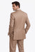 Men’s Vintage Vested Gangster Pinstripe Suit in Tan – 3 Piece Suit