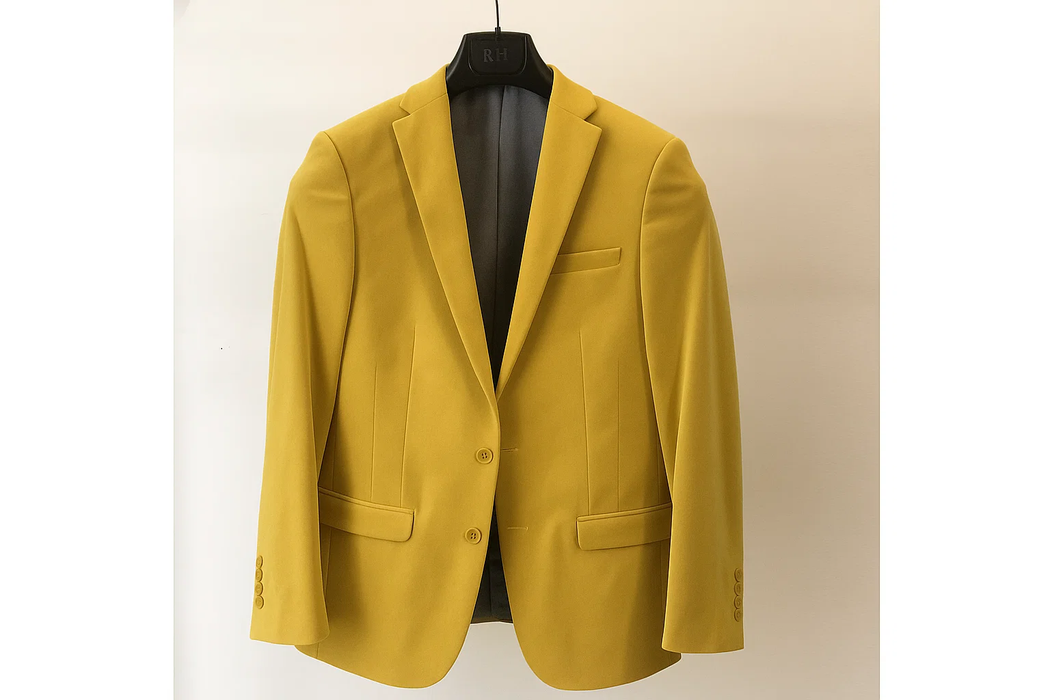 Men's Yellow Four Button Cuffs Cheap Priced Designer Fashion Dress Casual Blazer On Sale Blazer