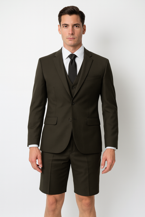 Men's Black Short Suit