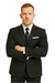 Dark Navy Wide Pinstripe 2 Button Men's Suit - Dark Blue Suit