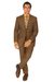 Renaissance Collection - Regular Fit 3 Piece Suit Chestnut