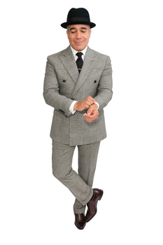 Harlem Nights Movie Clothing Outfit - 1920s Costume Party Mens Suits + Hat Shirt and Tie - Image 6