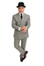 Harlem Nights Movie Clothing Outfit - 1920s Costume Party Mens Suits + Hat Shirt and Tie