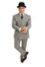 Harlem Nights Movie Clothing Outfit - 1920s Costume Party Mens Suits + Hat Shirt and Tie