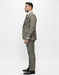 Statement Suits - Wool Suits - Peak Lapel Suits - Ticket Pocket - Modern Fit - Olive Suit