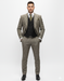Statement Suits - Wool Suits - Peak Lapel Suits - Ticket Pocket - Modern Fit - Olive Suit