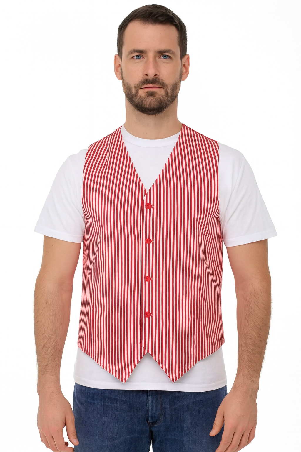 Men's Dark Navy Blue and White Stripe ~ Pinstripe Seersucker Sear sucker suit Vest Set - Image 29