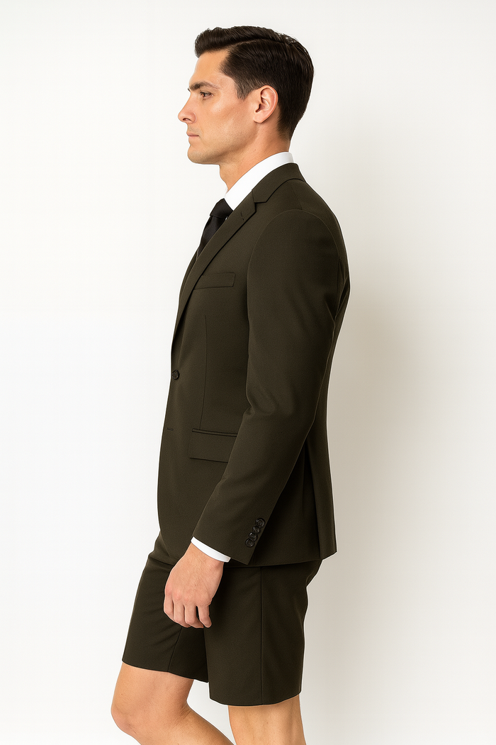 Men's Black Short Suit - Image 6