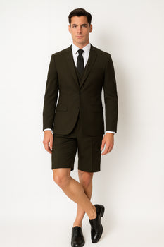 Men's Black Short Suit - Image 7
