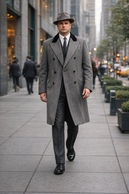 Men's Al Capone Overcoat - Image 3