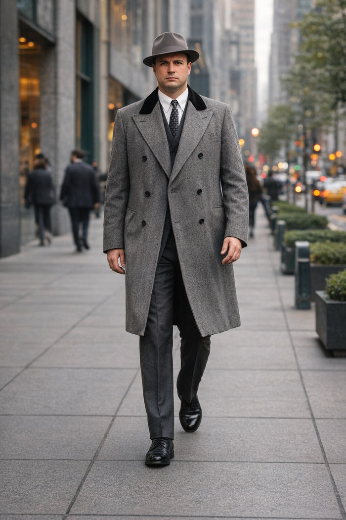 Men's Al Capone Overcoat - Image 3