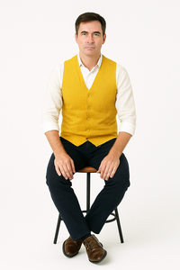 Men's Dark Navy Blue and White Stripe ~ Pinstripe Seersucker Sear sucker suit Vest Set