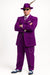 Purple Pinstripe Zoot Suit  3 Piece 1920s/1930s Gangster Outfit (Jacket and Pants and Vest)  Vintage Fashion
