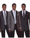 Men's 1 Button Luxurious Slim Fit Black, Grey & Dark Navy Cheap Priced Business Suits Clearance Sale