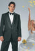 Big And Tall Tuxedo Mens 1 Button Renaissance Shawl Prom Black Tuxedo