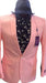 Men's Pink Cheap Priced Designer Fashion Dress Casual Blazer For Men On Sale One Button Blazer