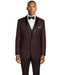 Men's 1 Button Shawl Lapel Burgundy ~ Maroon Tuxedo Jacket & pants  Dinner Jacket Blazer Velvet ~ Velour Fabric