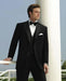 Men's 2-Button Peak Tuxedo (Slim Fit) - Black Peak Lapel Tuxedo Suit - Wide Lapel Tuxedo  Slim Fit Black Tuxedo - Skinny Fit Tuxedo