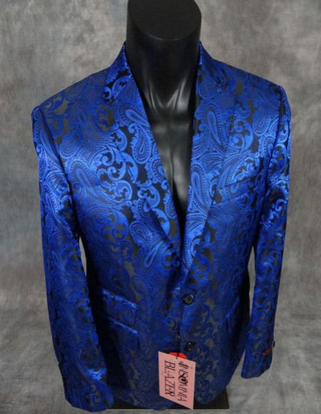 Men's 2 Button Brown Suit