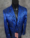 Men's 2 Button  Brown Suit