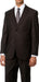 Caravelli Italy  2-Button Vested Suit Brown Affordable - Discounted Priced On Clearance Sale