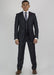 Slim Fit Suit - Fitted Suit Men's 2 Button 3 piece suit Charcoal Affordable - Discounted Priced On Clearance Sale