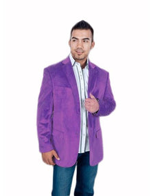 Men's Stylish 2 Button Sport Jacket Purple Discounted Affordable Velvet ~ Men's blazer Jacket