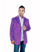 Men's Stylish 2 Button Sport Jacket Purple Discounted Affordable Velvet ~ Men's blazer Jacket
