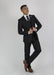 Men's 2 Button Slim Fit Suit Black Affordable - Discounted Priced On Clearance Sale