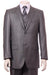 Vitali Brand Suits - Men's Gray 2 Button Vested Suit