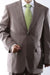 Men's 2 Button Tan Pinstripe Suit