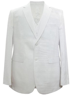 Men's 2 Button White Suit