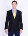 Men's Sport Coat Black Mantoni Suit - Signature Menswear Wool Fabric SuitsOutlet - Brand - High End Suits - High Quality Suits