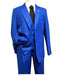 Mens Solid Royal Suit Brand 3 Piece Fashion Dress Suits