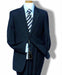 Mens 36 Long Suit - Size 36L Navy Blue Suit