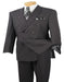 Mens 48 Short Suit - Heather Black Suit