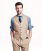 Men's Vest and Pants Set -Linen Outfits For Men Perfect for wedding Vest & Pants