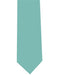 Men's Solid Extra Long Aqua ~ Turquoise Color Polyester Neck Tie-Men's Neck Ties - Mens Dress Tie - Trendy Mens Ties