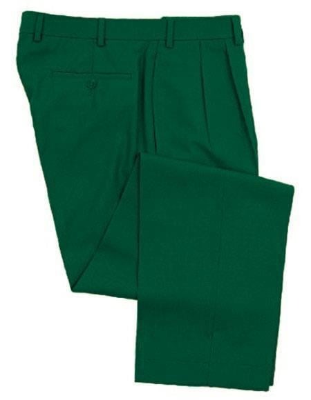 high neck fitted prom dress Slim Fit Solid Cotton Blend Suit Pant – Perry Ellis main image 0
