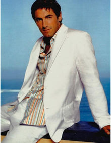 Men's Beach Wedding Attire Suit White Menswear $199