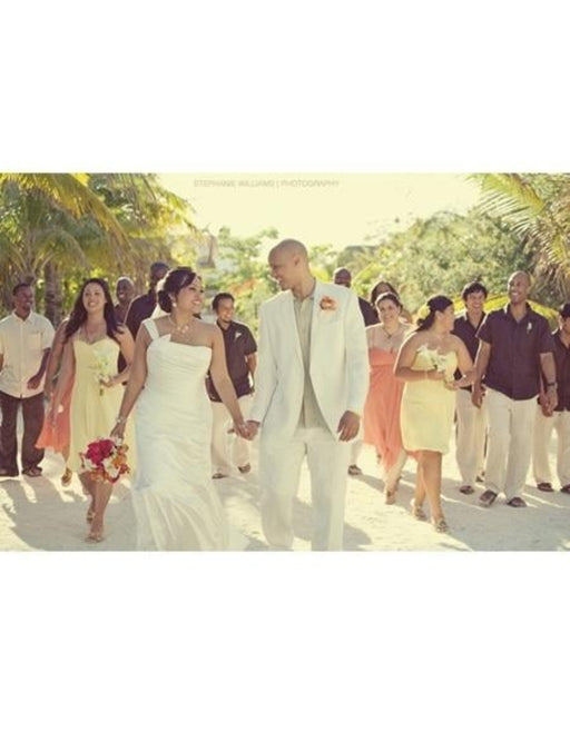 Men's Beach Wedding Attire Suit White Menswear $199