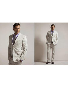 Mens Beach Wedding Attires Suits Menswear Ivory $199