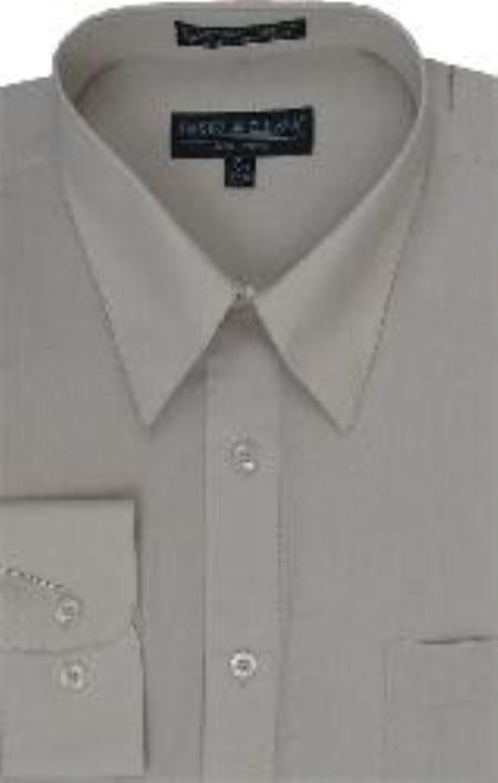 Beige Men'S Dress Cheap Priced Shirt Online Sale